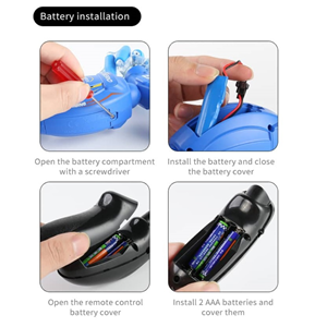  ماشین کنترلی شارژی دو حالته آبی RC Car Remote Control Double-Sided 2.4G -اسباب بازی